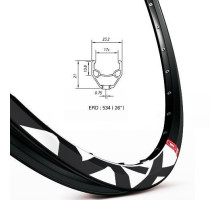 Обод Mach1 MX DISC 26, 32 спицы, AV, черный