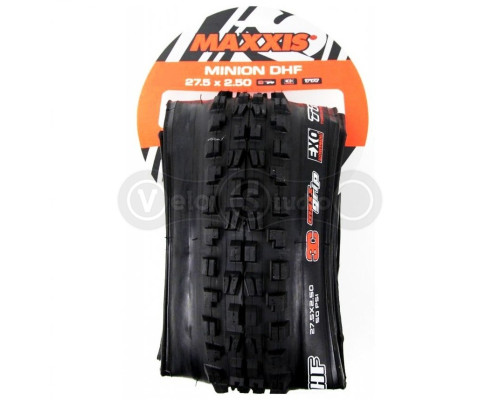 Покрышка Maxxis Minion DHF 27.5x2.50, складная, WT, 60TPI, 3C Maxx Gripp/EXO/TR, 60a передняя