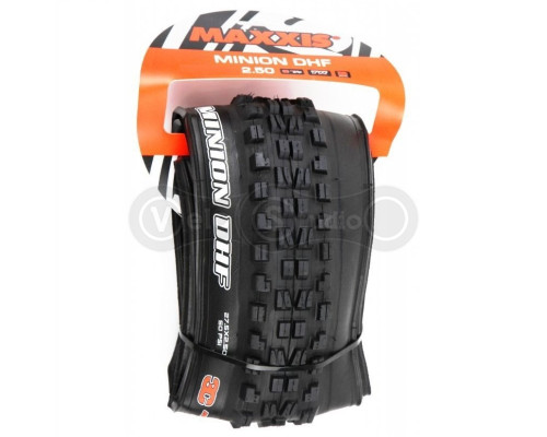 Покрышка Maxxis Minion DHF 29x2.50, складная, WT, EXO/TR 60TPI, 62a/60a передняя