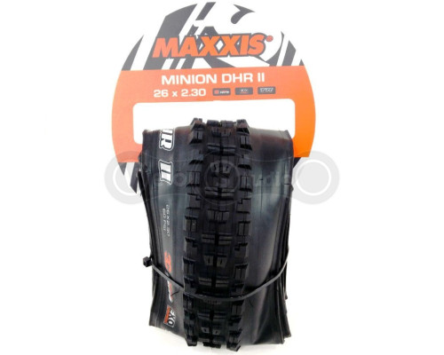 Покрышка Maxxis Minion DHR II 26x2.30, складная, 3C/EXO/TR 60TPI, задняя