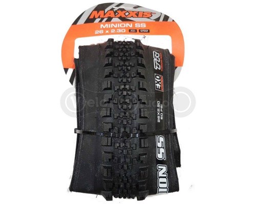 Вело покришка Maxxis Minion SS 26x2.30, складана, Silkworm/EXO/TR, 60TPI, 62a/60a