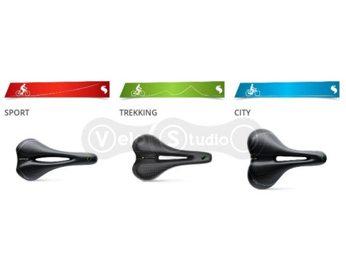 Сідло Sportourer FLX Man Gel Flow Hi-Viz