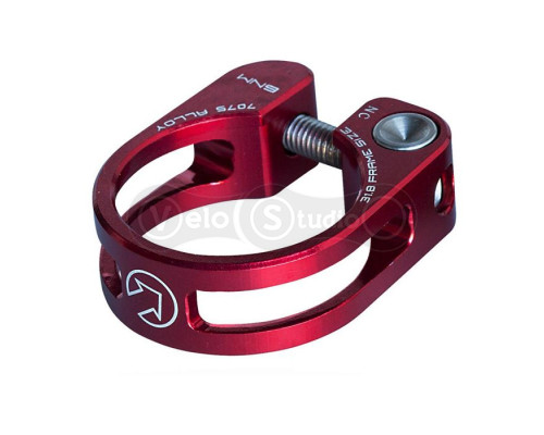 Хомут підсідельний PRO болт 31,8 мм червоний Performance seatpost clamp