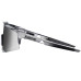 Велосипедні очки Ride 100% Speedcraft - Polished Translucent Crystal Grey - HiPER Silver Mirror Lens