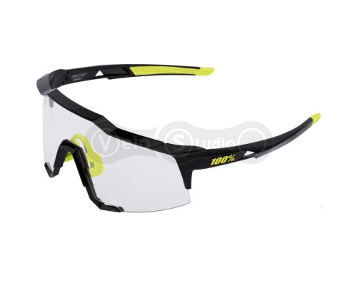 Велосипедные очки Ride 100% Speedcraft - Gloss Black - Photochromic Lens