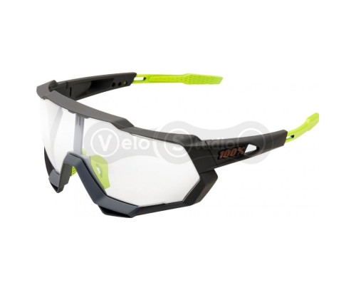 Велосипедные очки Ride 100% SPEEDTRAP - Soft Tact Cool Grey - Photochromic Lens