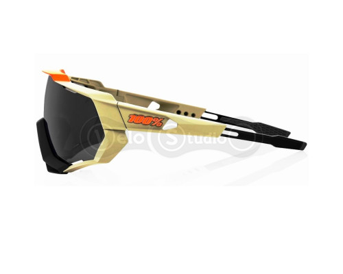 Велосипедные очки Ride 100% Speedtrap - Soft Tact Quicksand - Smoke Lens