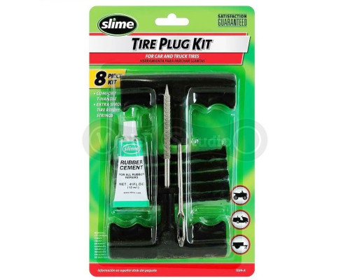 Ремонтный комплект Slime Tire Plug Kit для бескамерных покрышек