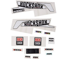 Стікер на вилку Rock Shox BOXXER 26/27.5 WHT/BLK