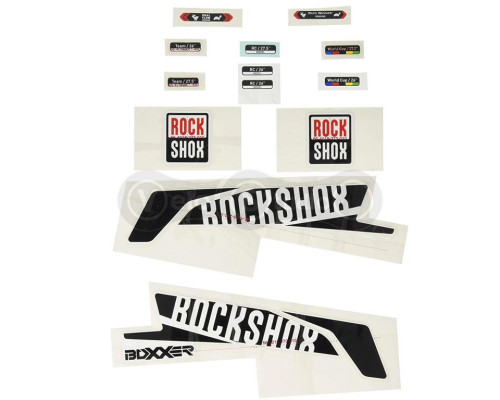 Стікер на вилку Rock Shox BOXXER 26/27.5 BLK/WHT
