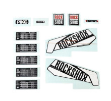 Стікер на вилку Rock Shox Pike 26/27.5/29" White/DFBLK