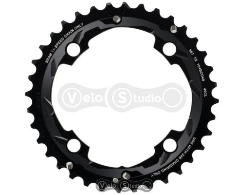 Зірка шатунів Sram X-Glide GX1000/1400, 104BCD, 36T, No-Pin 11 швидкостей