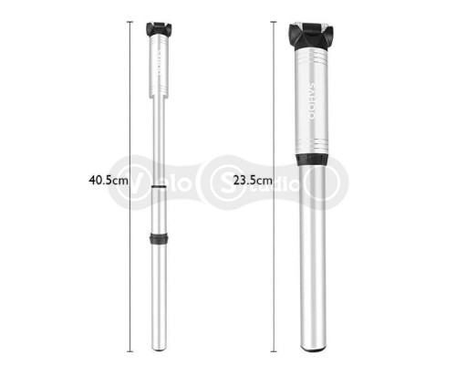 Насос Sahoo Mini Pump 311405 алюминиевый c выдвижным шлангом