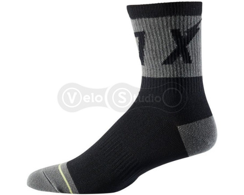 Вело носки FOX 6 Trail Wurd Black L/XL ( 42-46 размер)