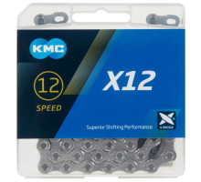Ланцюг KMC X12 Silver/Silver 12 швидкостей 126 ланок + замок
