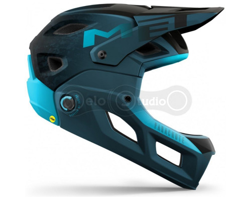 Вело шолом MET Parachute MCR (Mips) Petrol Blue Matt M (56-58cm)