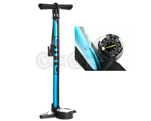 Підлоговий насос Giyo GF-2530 алюмінієвий синій