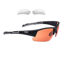Окуляри Onride Lead 20 Black Matt Orange змінні лінзи