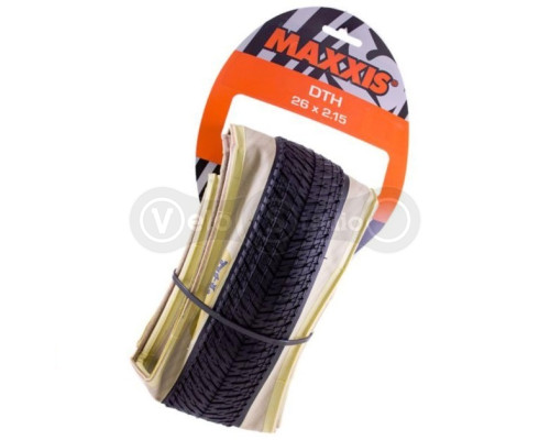 Покрышка Maxxis DTH 26x2.15, складная, SkinWall, 60TPI, 70a