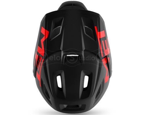 Шолом MET Parachute MCR (Mips) Black Red Matt L (58-61 см)