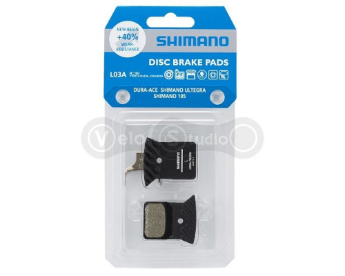 Колодки гальмівні Shimano L03A + радіатор органіка, Y8PU98040