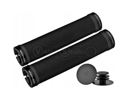 Грипсы Dartmoor Race 135 мм с двумя замками чёрные