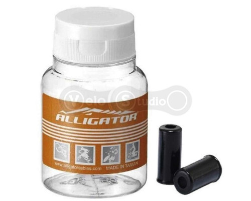 Концевик Alligator рубашки тормозного троса чёрный