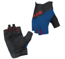 Вело перчатки KLS Cutout синие с эффектом памяти размер XXL