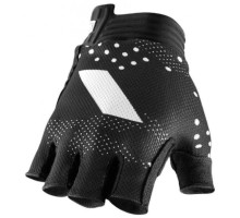 Вело рукавички Ride 100% Exceeda Gel Short Finger Black White розмір M