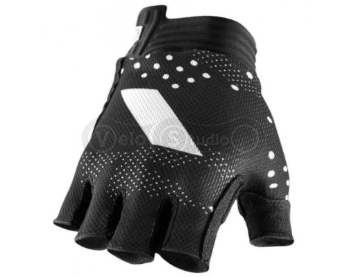 Вело рукавички Ride 100% Exceeda Gel Short Finger Black White розмір M