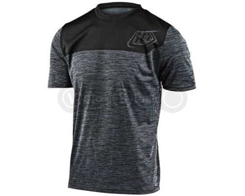 Джерси Troy Lee Designs (TLD) Flowline S/S Shield Heather Black размер L