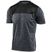 Джерси Troy Lee Designs (TLD) Flowline S/S Shield Heather Black размер L