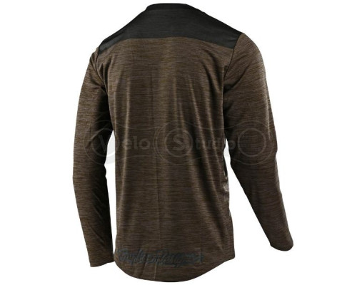 Джерси Troy Lee Designs (TLD) Flowline L/S Shield Heather Walnut Charcoal S