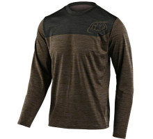 Джерсі Troy Lee Designs (TLD) Flowline L/S Shield Heather Walnut Charcoal S
