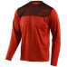 Джерсі Troy Lee Designs (TLD) Flowline L/S Shield Heather Tangerine
