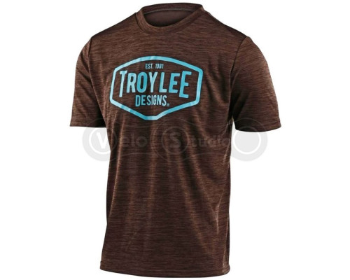 Джерсі Troy Lee Designs (TLD) Flowline S/S Station Heather Dark Moka Blue XL