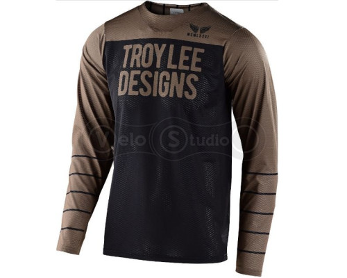 Джерсі Troy Lee Designs (TLD) Skyline Air L/S Pinstripe Black Walnut