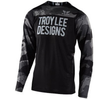 Джерси Troy Lee Designs (TLD) Skyline Air L/S Pinstripe Camo Gray Black