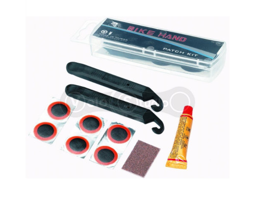 Набор латок BikeHand YC-129A с бортировочными лопатками