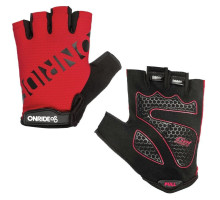 Вело рукавички ONRIDE Hold 20 червоні з гелем розмір XS