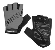 Вело рукавички ONRIDE Hold 20 сірі з гелем розмір L