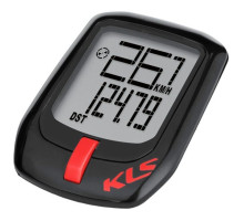 Велокомп'ютер KLS Direct провідний чорний-червоний