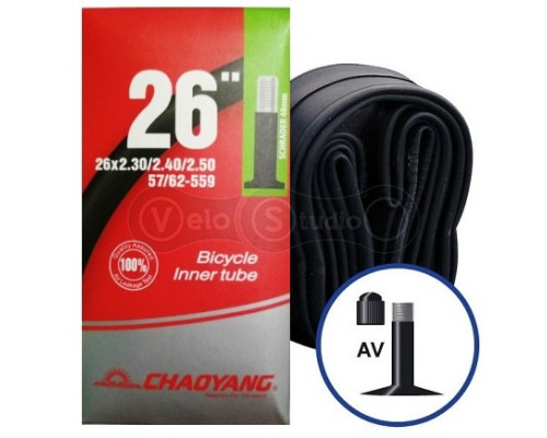 Камера Longus/Chaoyang 26x2.3-2.5 AV (автомобильный)