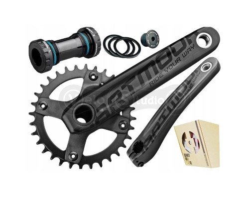 Шатуни Dartmoor MTB ROCK V.2 32T 175 мм Black