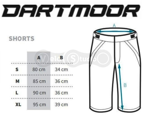 Вело шорты Dartmoor Woods Graphite Black