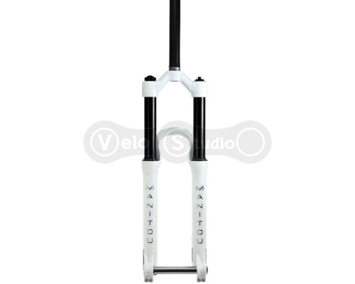 Вилка Manitou Circus Expert 100 мм хід вісь 20 мм біла