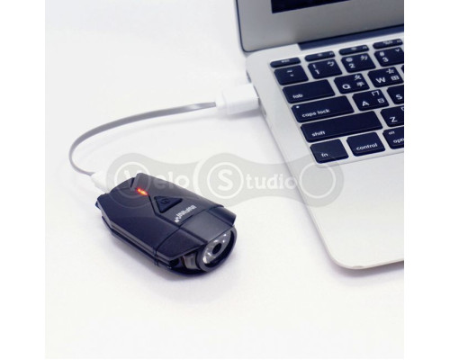 Фара INFINI Super Lava I-263P Black Titan USB 300 Lum + крепление на шлем