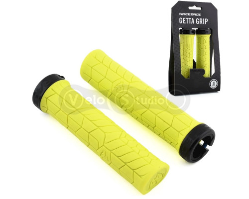 Грипси Race Face Getta Grips Yellow Black 33 мм