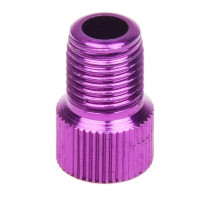 Перехідник Presta Schrader алюмінієвий фіолетовий