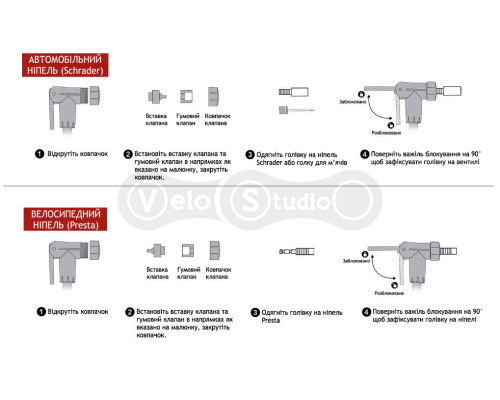 Підлоговий насос ONRIDE AirMaster алюмінієвий